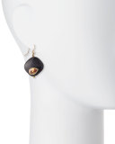 Sanamu Dark Horn Mini Drop Earrings