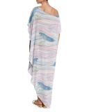 Wave Gauze Coverup Maxi Dress
