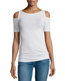 Deneuve Cold-Shoulder Top