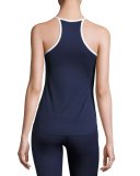 Performance High-Neck Tank Top, Ink