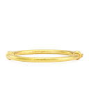19k Gold Wire Bangle Bracelet