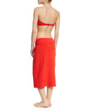 Solid Two-Piece Swimsuit, Coral