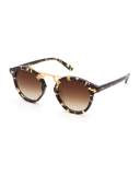 STL II Round Gradient Sunglasses, Tortoise
