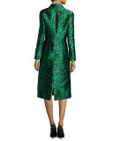 Printed Sleeveless Dress with Scarf, Black