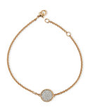 18K Rose Gold & Pavé Diamond Cable Bracelet