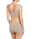 Touch Feeling Crop Top, Taupe Gray