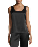 Liquid Satin Tank, Caviar