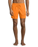 Mistral Swim Trunks W/3D Turtle, Orange