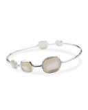 Scultura Mother-of-Pearl & Diamond Bangle