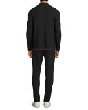 Ronzons Merino Full-Zip Sweater, Night