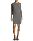 Cashmere Crewneck Sweater Dress