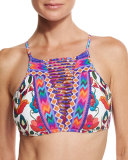 Antigua Stargazer Swim Top, Multi