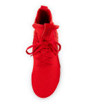 Men's Tubular X Primeknit Trainer, Scarlet/Collegiate Burgundy/Vintage White