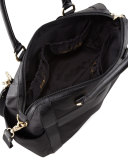 Knocked Up Nylon Diaper Bag, Black