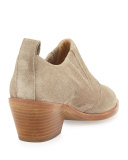 Thompson Suede Bootie, Warm Gray