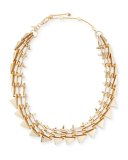 Golden Futurist Link Necklace