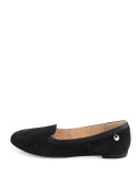 Bentlie Diamond-Quilted Smoking Flat