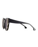 Delancey Cat-Eye Swarovski® Sunglasses, Black