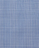 Contrast-Collar Glen Plaid Dress Shirt, Dark Blue