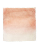 Monique Ombre Metallic Square Scarf, Peach