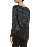 Toile Knit Bateau-Neck Sweater