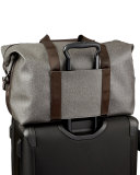 Alpha Earl Grey Double Expansion Travel Satchel