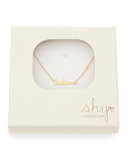 Believe Pendant Bezel Diamond Necklace