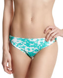 Floral-Print Hipster Swim Bottom