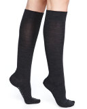 Textured-Band Knee Sock