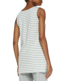 Striped Cotton Tank, Petite