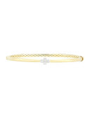 Provence Brushed Diamond Quad Bangle
