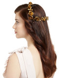 Rosabel Rose Hair Coronet, Gold