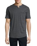 Johnny Slub Pocket T-Shirt, Dark Gray