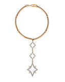 Nova Linear Three-Star Collar Necklace