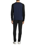 Colorblock Baseball Thermal T-Shirt, Victory