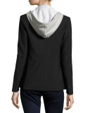 Classic Crepe Jacket, Black
