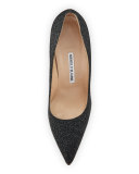 BB Glitter 105mm Pump, Black