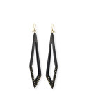 Huru Dark Horn Dotty Earrings