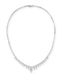 Magnipheasant 18k White Gold Diamond Short Necklace