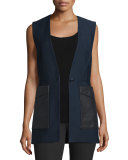 Fleet Cotton-Blend Vest, Salute