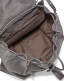 Woven Leather Backpack