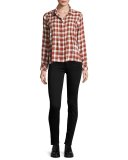 The Tuck Blouse, Danika Plaid