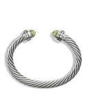 Cable Classics Bracelet with Prasiolite and Diamonds