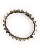 Pyramid Bracelet, Gunmetal 