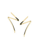 Small 14K Gold Bolt Stud Earrings