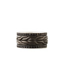 Men's Black Bronze Sapphire Ring