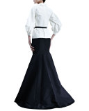 Silk Faille Gown Skirt