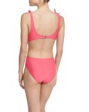 Baracoa Plunging Twist-Front One-Piece Swimsuit, Fiesta Red