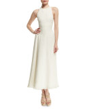 Rosalyn Racerback Midi Dress, Cream