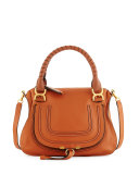 Marcie Medium Satchel Bag, Tan